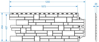 Чертеж фасадной панели Stern